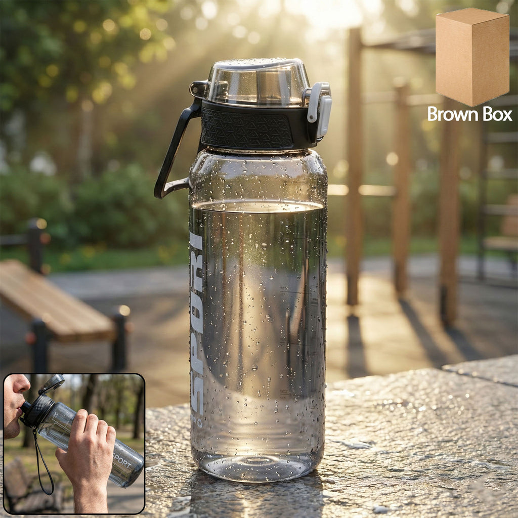 1000 Ml Leakproof Sports Water Bottle (1 Pc)