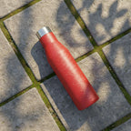 Stainless Steel Water Bottle Red Color (1000 Ml 1 Pc)