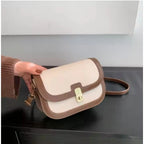 Generic Women's PU Leather Zipper Sling Bag (Beige)