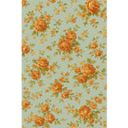 Generic Microfiber Floral Printed Double Bedsheet with 2 Pillow Covers (Beige)