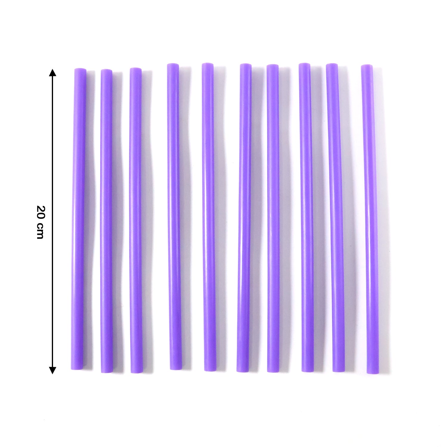 Reusable Plastic Drinking Straws Pack Of 10