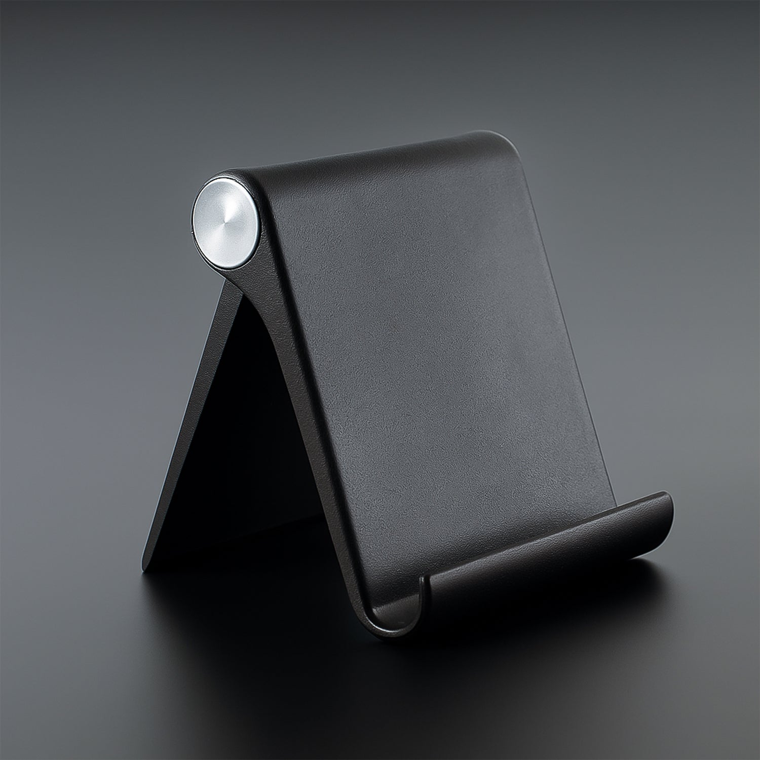 Plastic Foldable Desktop Mobile Stand (1 Pc  Black)
