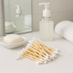 Eco-friendly Wooden Cotton Ear Buds (1 Pkt  100 Pcs Approx)