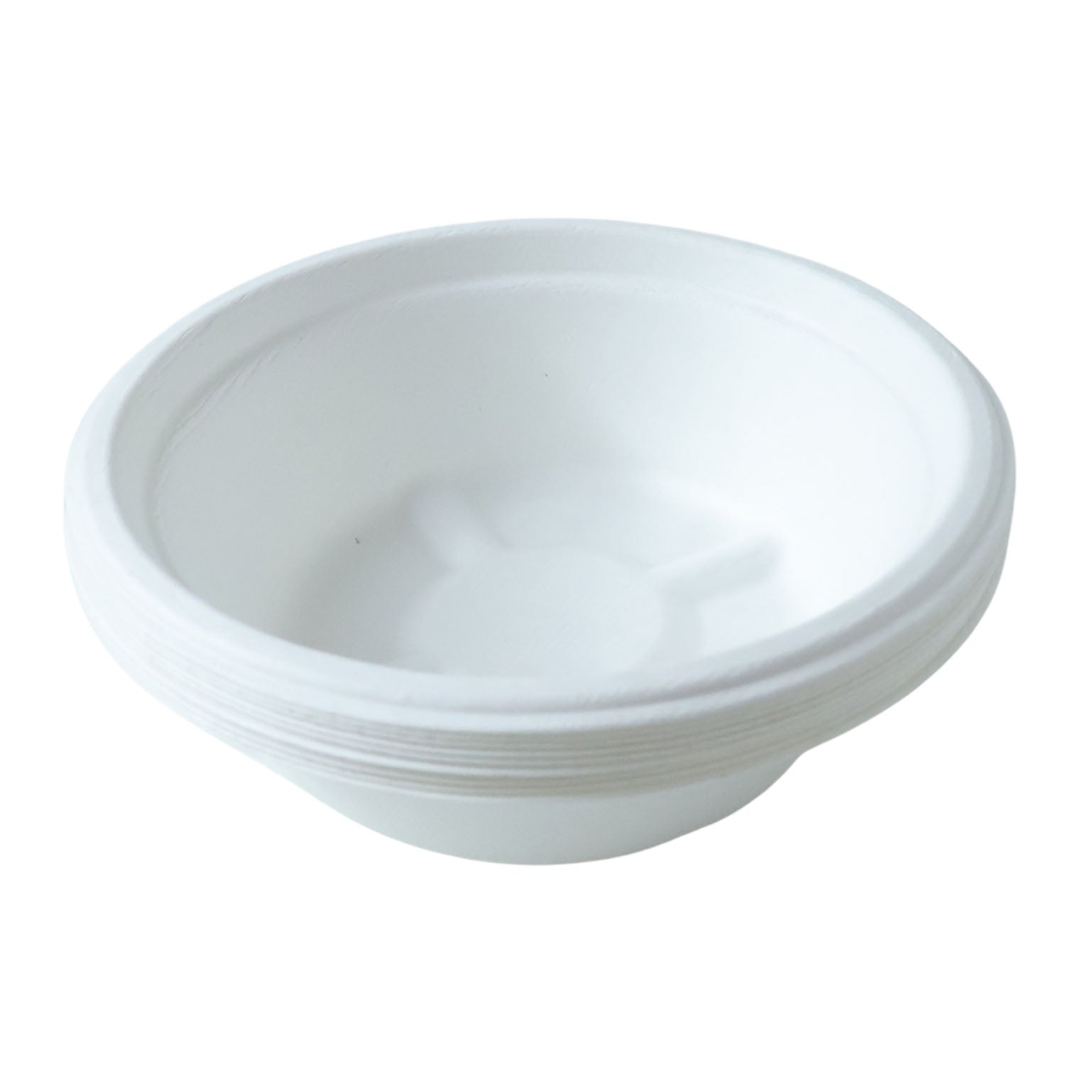 Vegnar Disposable Round Food Serving Bowl 240 Ml Capacity  10 Pc