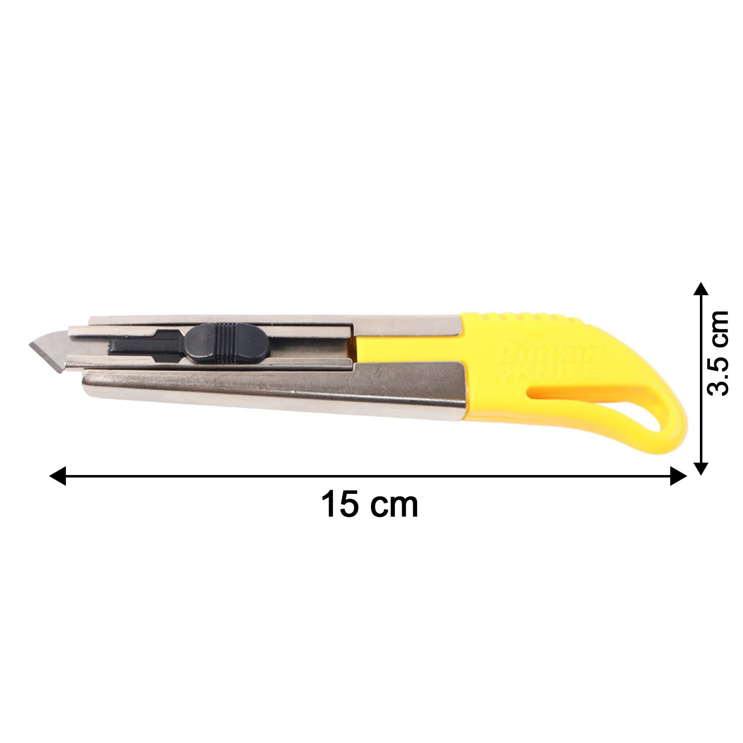 Heavy-duty Stainless Steel Body Utility Cutter Knife (1 Pc  With 2 Extra Blade)